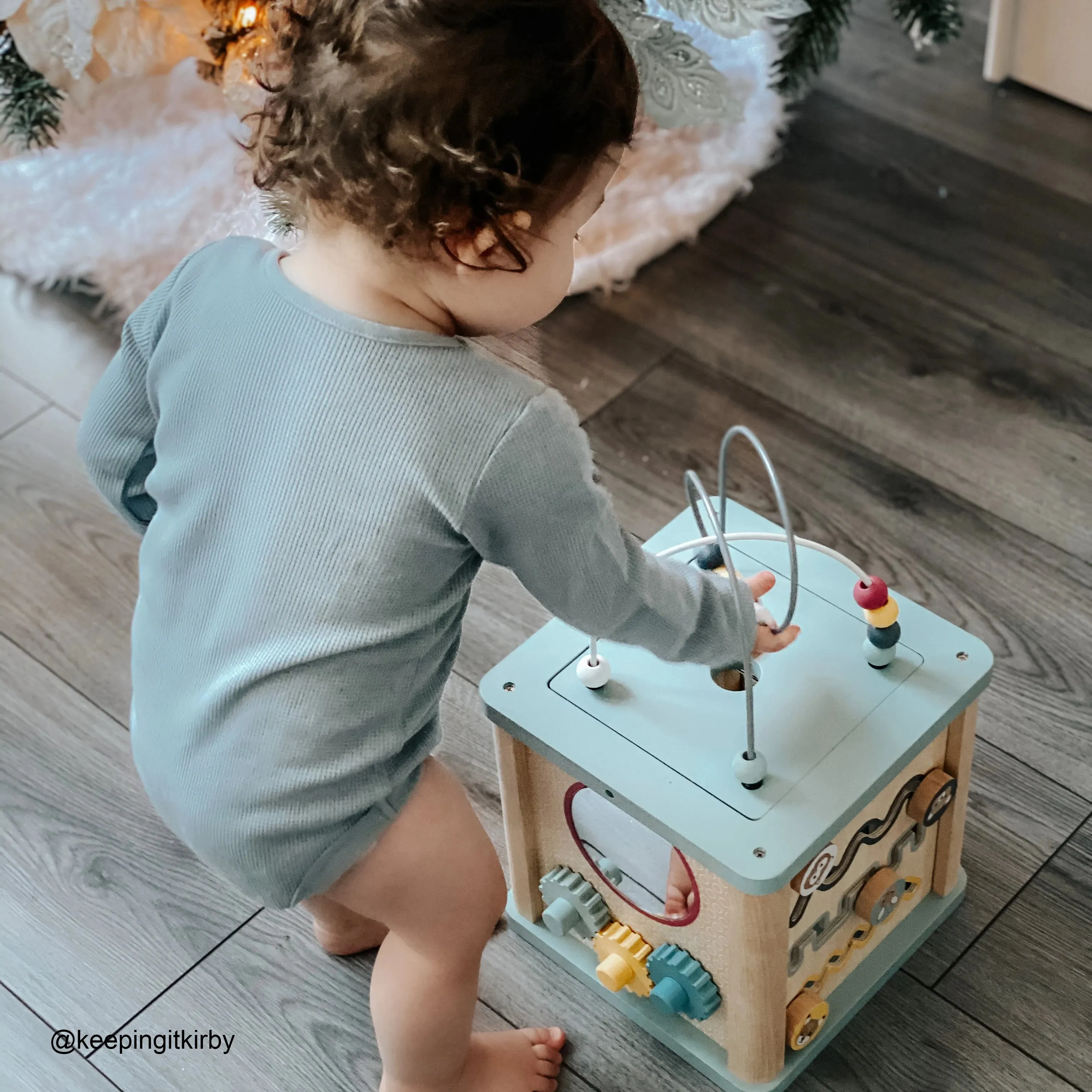 Bigjigs Pastel Activity Cube