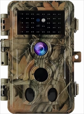 BLAZEVIDEO 48MP 1296P Trail Cameras Night Vision No Glow H.264 Video Motion Activated 0.1S Trigger Time Waterproof for Outdoor Wildlife Hunting and Home Security Surveillance