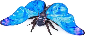 Blue Morpho Butterfly Plush Toy, Large Blue Morpho Butterfly Stuffed Animals 16in, Realistic Soft Big Butterfly Plushie Model Toy, Unique Plush Gift Collection for Kids