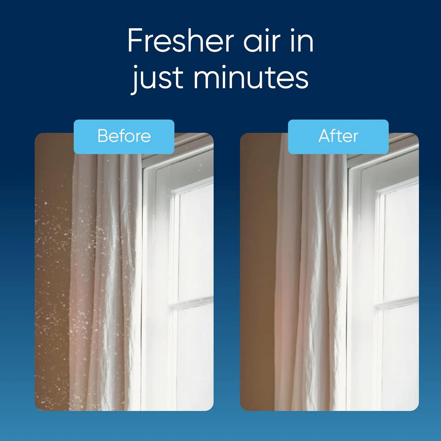 BLUEAIR Air Purifier for Small Room, Bedroom, Home, Cleans 926 sqft in one hour, HEPASilent Air Cleaner for Pets, Allergens, Virus, Dust, Mold, Smoke - Blue Pure 511i Max