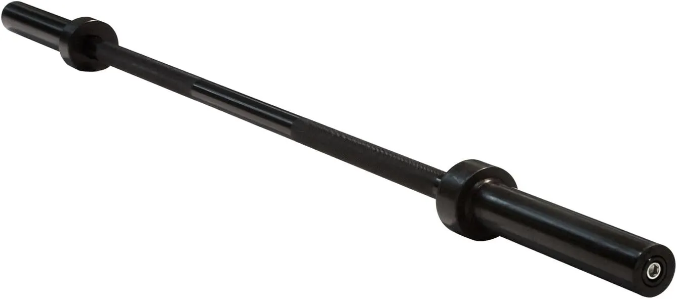 Body-Solid (OB60B) Alloy Steel Olympic Bar - 5ft, 30lb Barbell Straight Bar for Weightlifting, and Barra Olimpica Workouts, 600lbs Weights Capacity