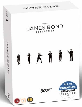 Bond Collection - 24-DVD Box Set ( Spectre/ Skyfall / Quantum of Solace / Casino Royale / Die Another Day / The World Is Not Enough / Tomorrow Never Dies [ NON-USA FORMAT, PAL, Reg.2 Import - Swe