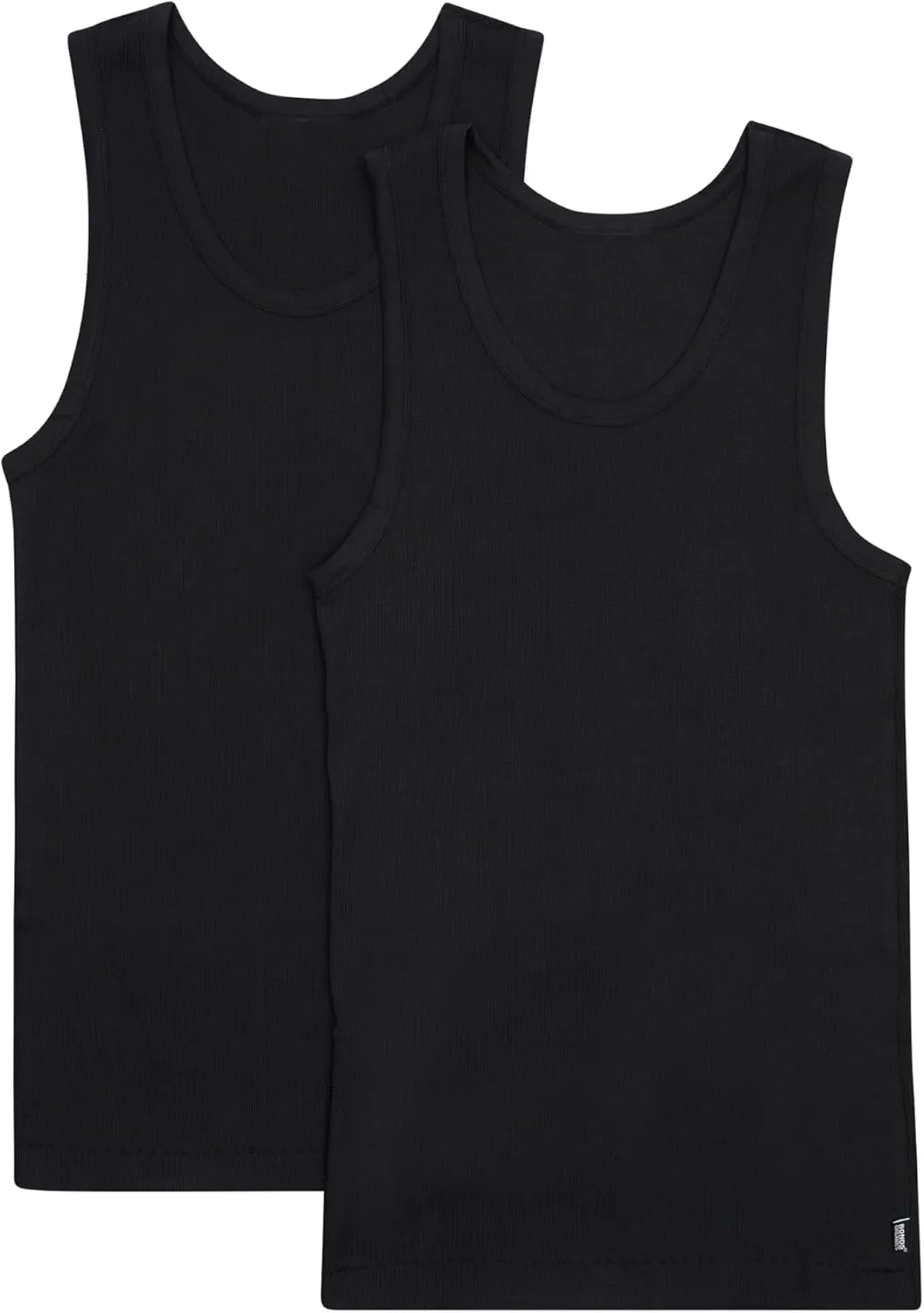 Bonds Soft Chesty Tank Undershirt in 100% Cotton Rib for Men, 2-Pack
