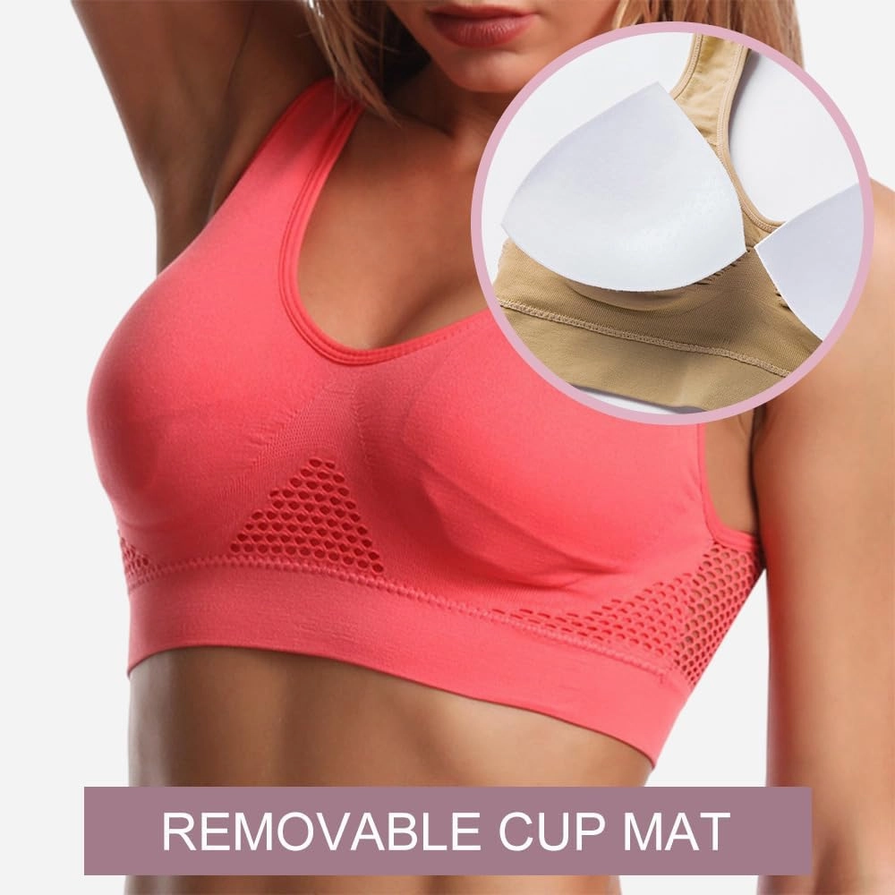 Breathable Cool Liftup Air Bra That Lift Up Sagging Breasts, 2024 New Women's Summer Ultra-Thin Comfort Bra