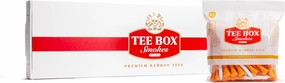BRIMZ Tee Box Smokes - Premium Bamboo Golf Tees - Funny Golf Gifts & Accessories - Reusable Magnetic Box - Durable, Biodegradable 2 ¾ Golf Tees (Big Pack   Refill Bag - 100 Tees Total)