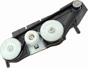 Broshroll Gear and Belt with Sprayer Side Screw Assembly Compatible with Hoover SmartWAsh Gen 2, SmartWash PET FH52000, FH52000G, FH52001G, FH52002G, FH52001V, FH53000, FH53000PC