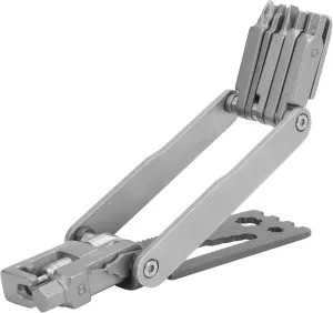 Buachois Bike Repair Tool, 17 in 1 Multifunctional Stainless Steel Small Bike Multitool, Foldable Mini Bike Repair Kit for Mountain Bikes and Road Bikes