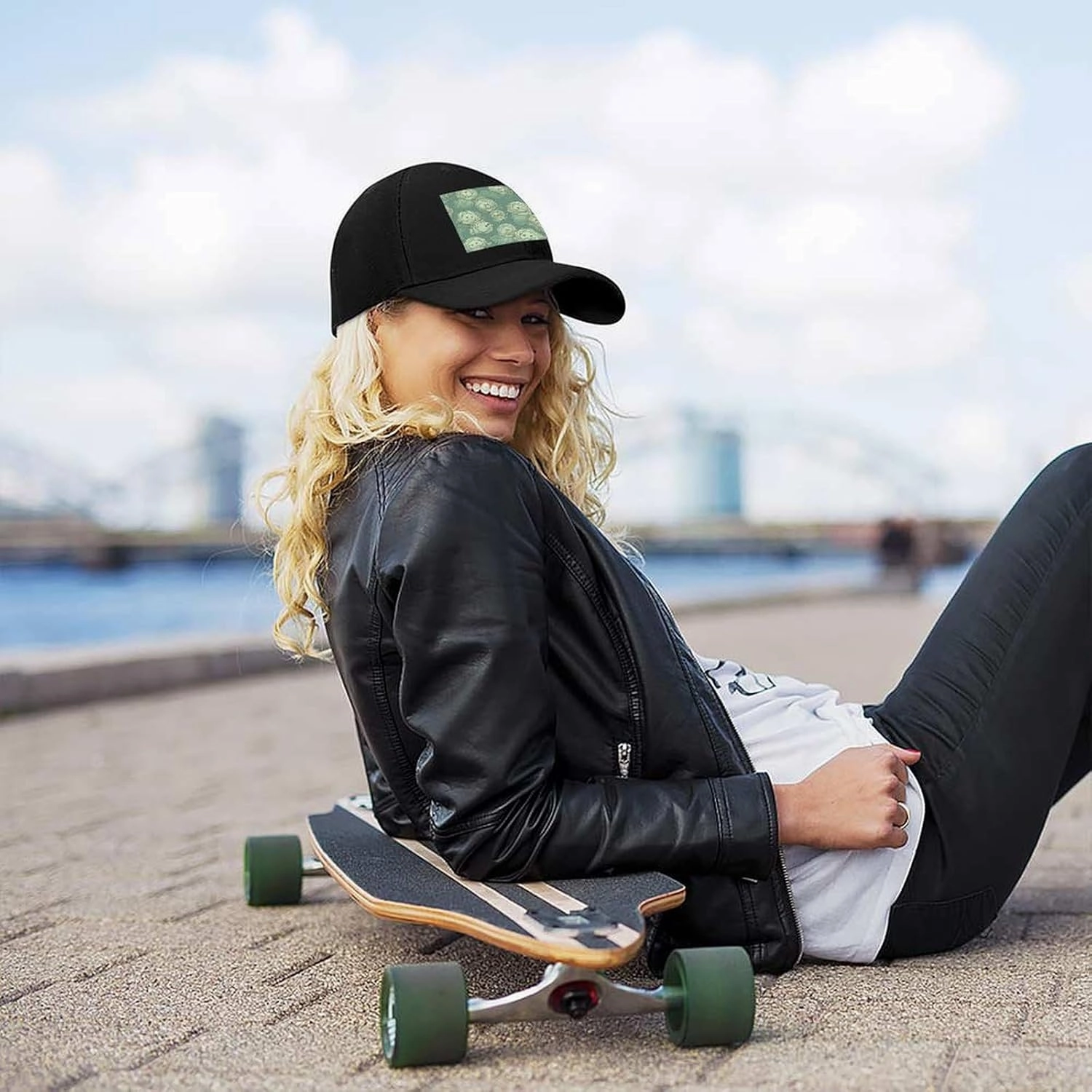 Cabbage Pattern Baseball Hat Adjustable Fashionable Dad Hat Baseball Caps Outdoor Golf Hat for Men Women