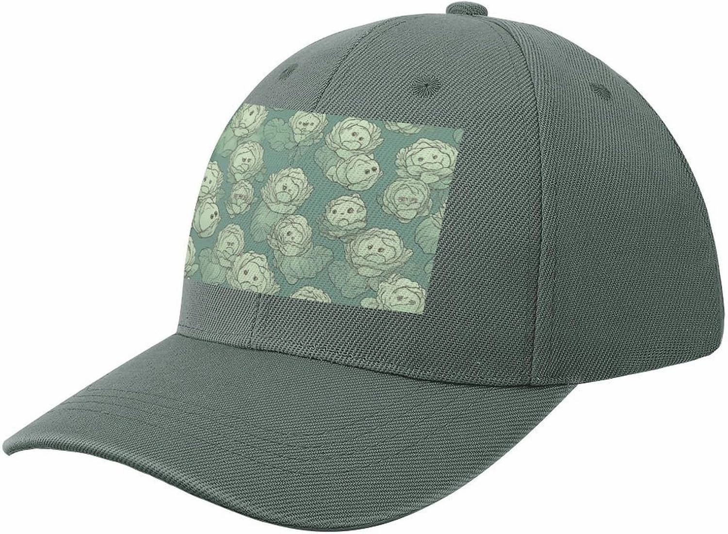 Cabbage Pattern Baseball Hat Adjustable Fashionable Dad Hat Baseball Caps Outdoor Golf Hat for Men Women