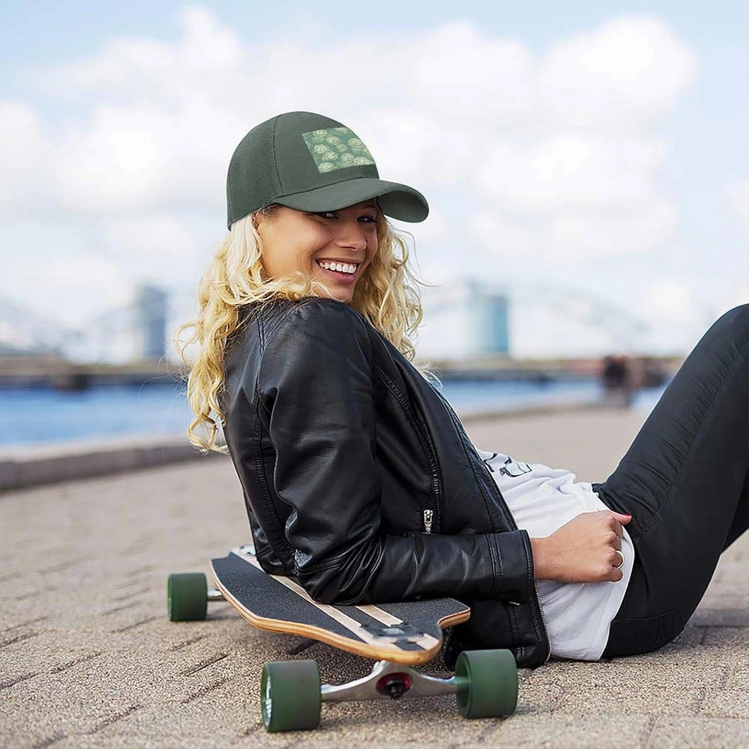 Cabbage Pattern Baseball Hat Adjustable Fashionable Dad Hat Baseball Caps Outdoor Golf Hat for Men Women