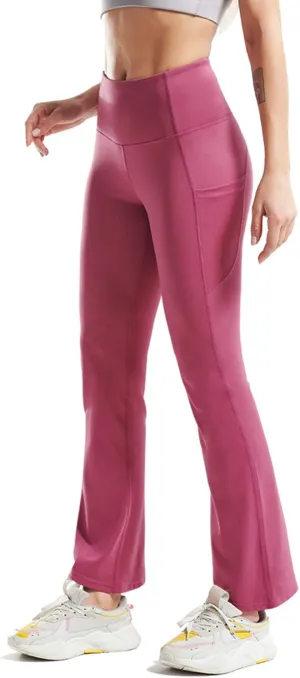 CADMUS High Waist Leggings for Women Naked Feeling Buttery Soft Bootcut Yoga Pants