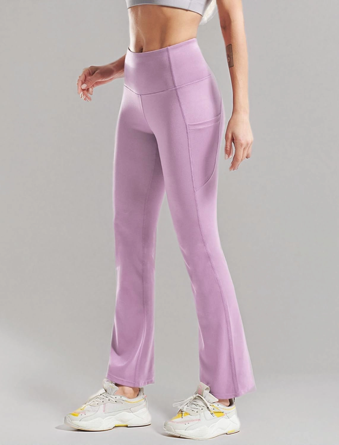 CADMUS High Waist Leggings for Women Naked Feeling Buttery Soft Bootcut Yoga Pants