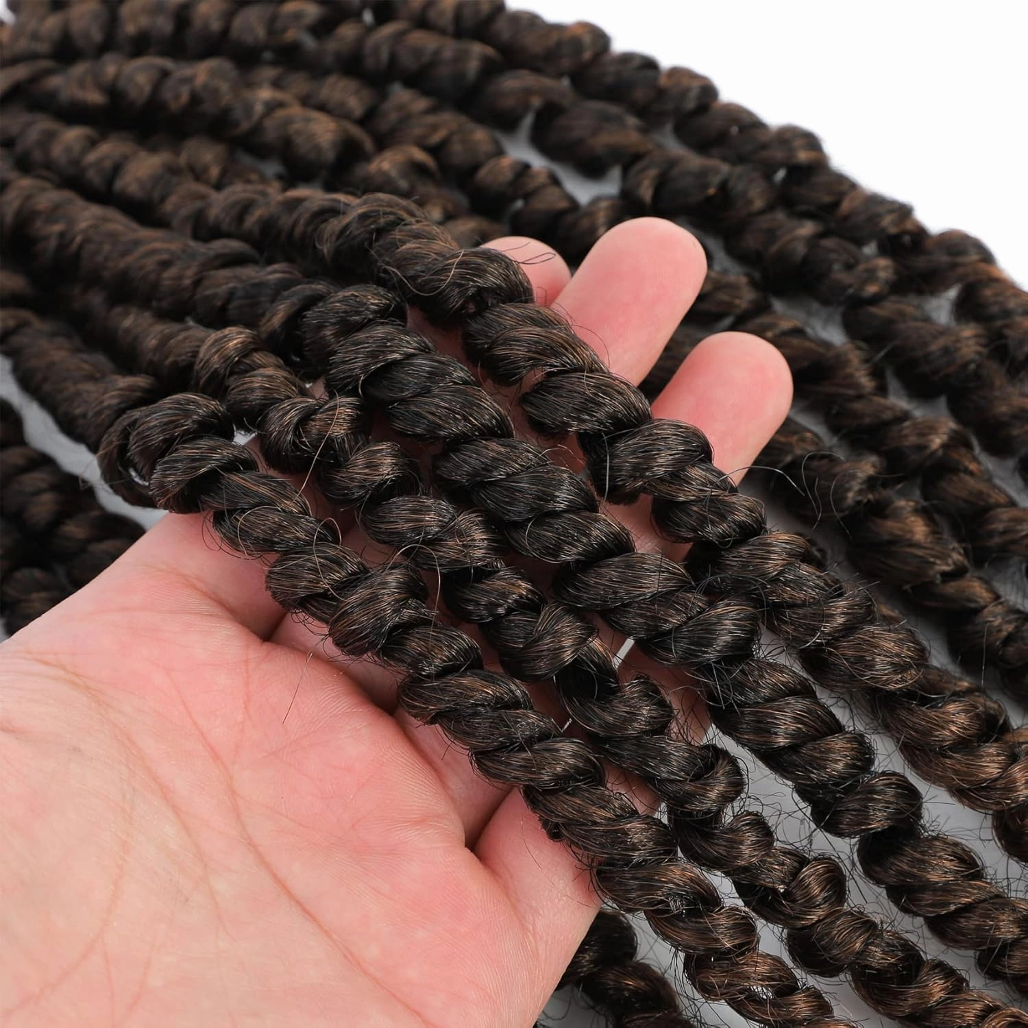 Callia Passion Twist Hair 10 Inch 9 Packs Pre twisted Passion Twist Crochet Hair Pre Looped Crochet Hair for Black Women, Soft Crochet Passion Twist Hair T30