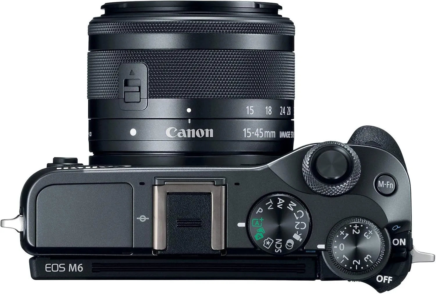 Canon EOS M6 (Black) EF-M 15-45mm f/3.5-6.3 is STM Lens Kit (Renewed)