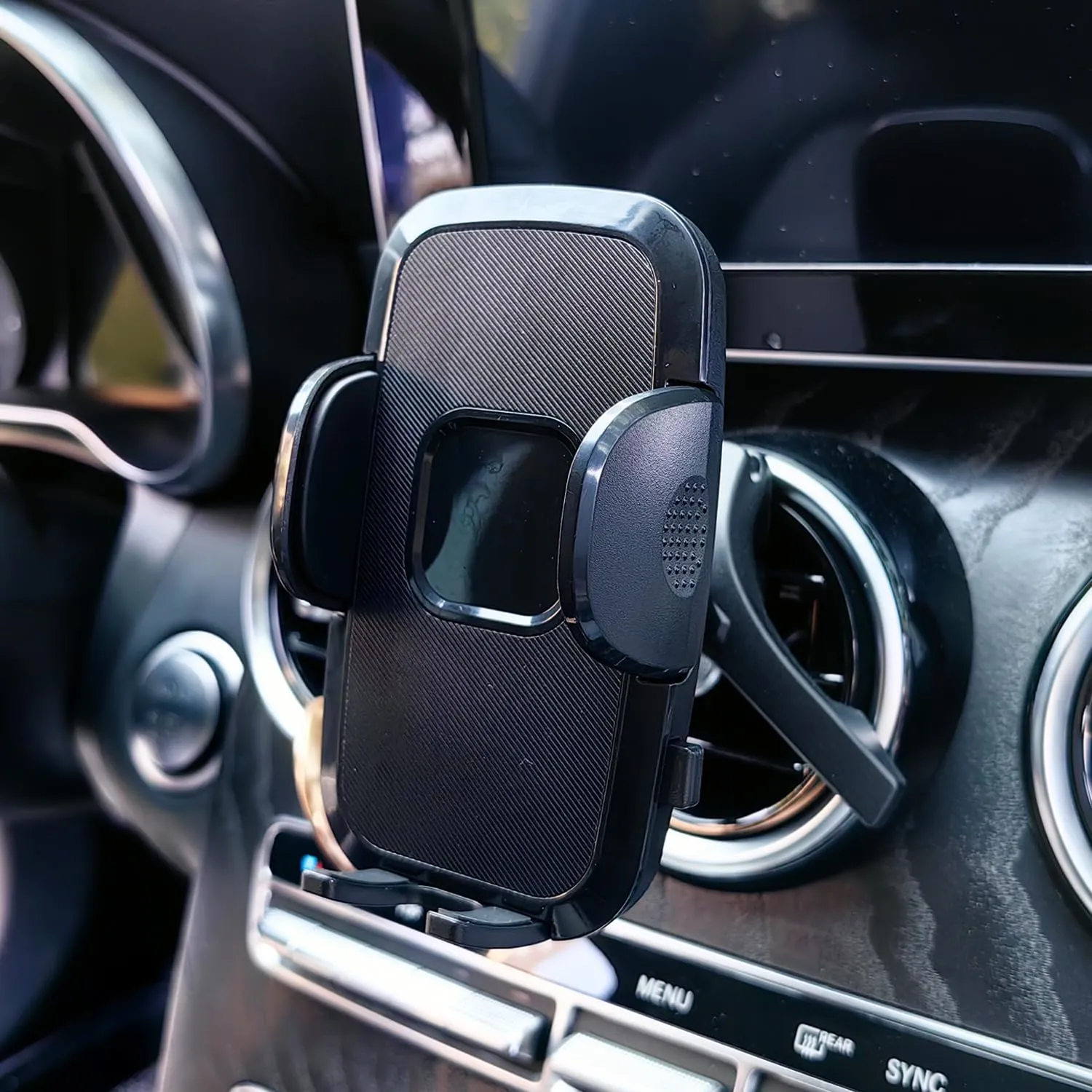 Car Cell Phone Holder Mount for Kia Forte 2019-2024 Stinger 2018-2024 Hyundai Kona 2017-2023 GT1 GT2 GT GT Line EX LX LXS SX Accessories Circular Air Vent Cellphone Mobile Phone Stand