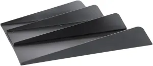 Car Rear Bumper Diffuser 4 Shark Fins Spoiler Racing Lower Splitter Compatible for Honda Civic Hatchback Modification MOC Part