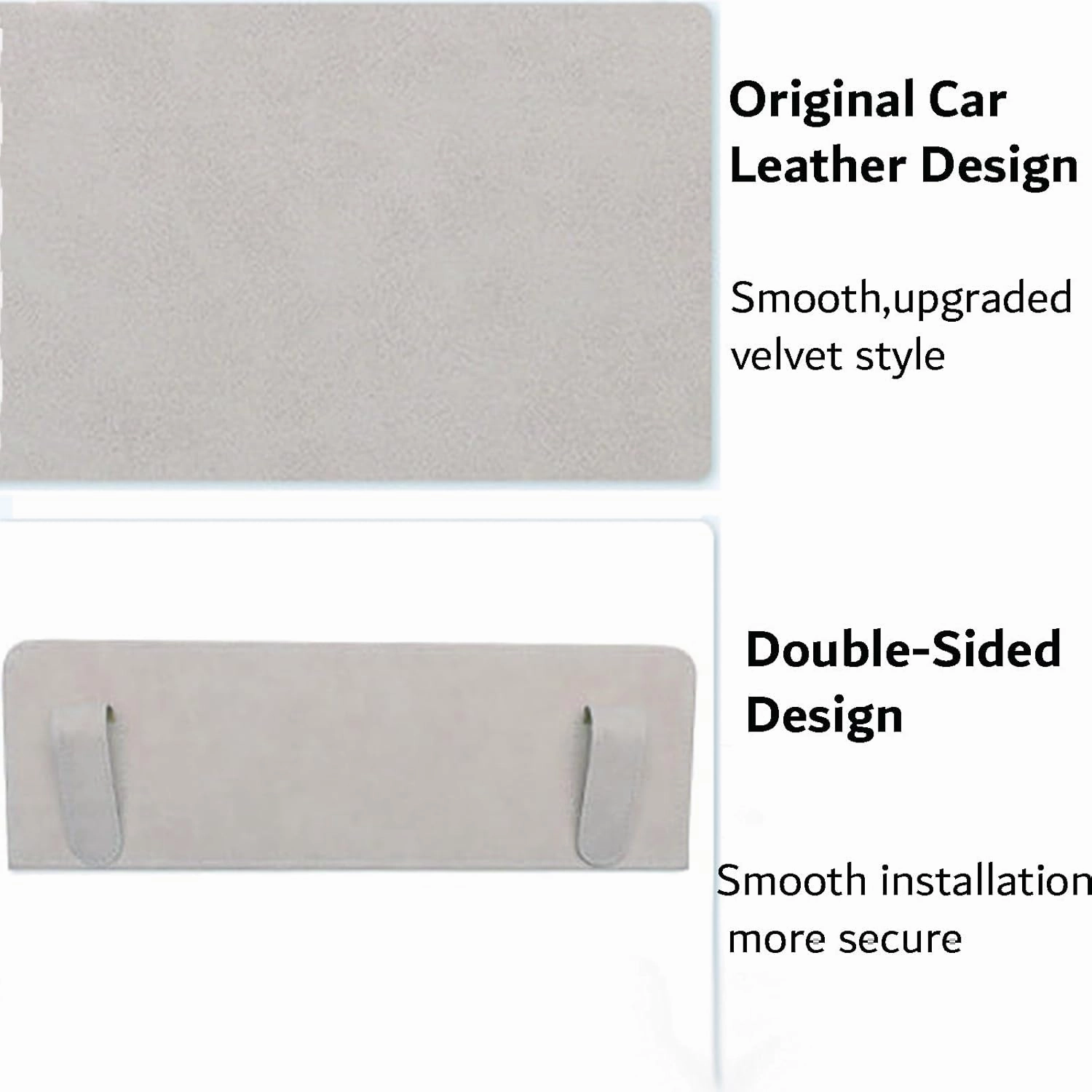 Car Sun Visor Extender for Audi A6 Sedan C7 Facelift 5 Seats 2015 2016 2017 2018 UV Protection Anti-Glare Sun Blocker,Adjustable Stable Car Sun Visor Extension Clip,Grey-with Storage Bag