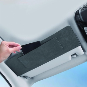 Car Sun Visor Extender for Mercedes-Benz CLS Shooting Brake C218 Facelift Station Wagon 2015-2018 UV Protection Anti-Glare Sun Blocker,Adjustable Stable Sun Visor Clip,Grey-with Storage Bag