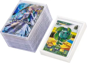 Card Protectors 25 Hard Acrylic Case Cards Sleeves Clear Card Brick Top Loaders   100 Protective Sheath Fit for Trading Cards Standard Sports Cards Baseball Cards Football Cards