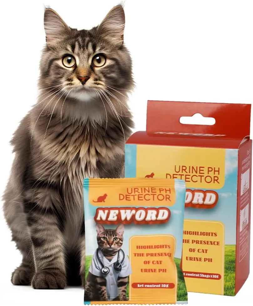 Cat Litter Self-Checking Particles – Monitor Your Cat’s Health Daily with Smart Litter That Detects pH, Blood & Early Illness Signs (Brown, 50 g)