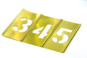 CH Hanson 10011 2" Numbers Stencil Set 15 pc