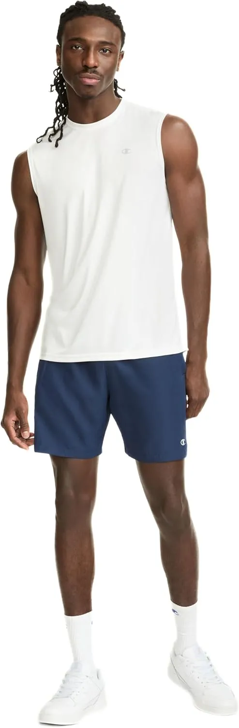 Champion Men's Shorts, Woven Sport Shorts, Moisture Wicking, Athletic Shorts, 7