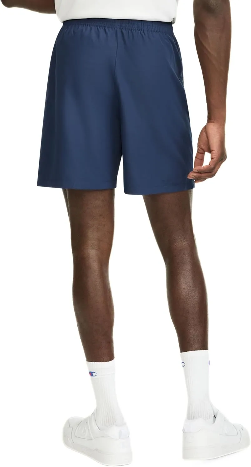 Champion Men's Shorts, Woven Sport Shorts, Moisture Wicking, Athletic Shorts, 7