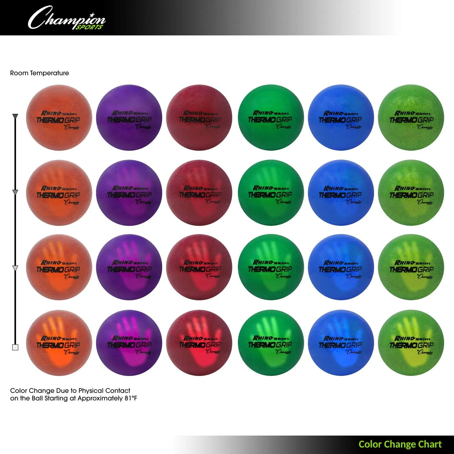Champion Sports Rhino Skin Luminous Dodgeball Set