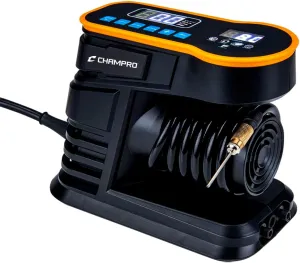 CHAMPRO Apex Digital Smart Air Pump for Inflating Soccer Balls, Basketballs, and More
