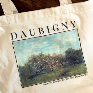 Charles-François Daubigny Apple Blossoms Eco Tote Bag
