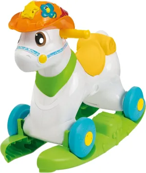 Chicco Baby Rodeo, Rocking Horse for Children, Bilingual Activity Centre, 3 Interactive Buttons, Removable Rocking Rocking Pads, Made in Italy Recycled Plastic, Toys for Children 1-3 Years