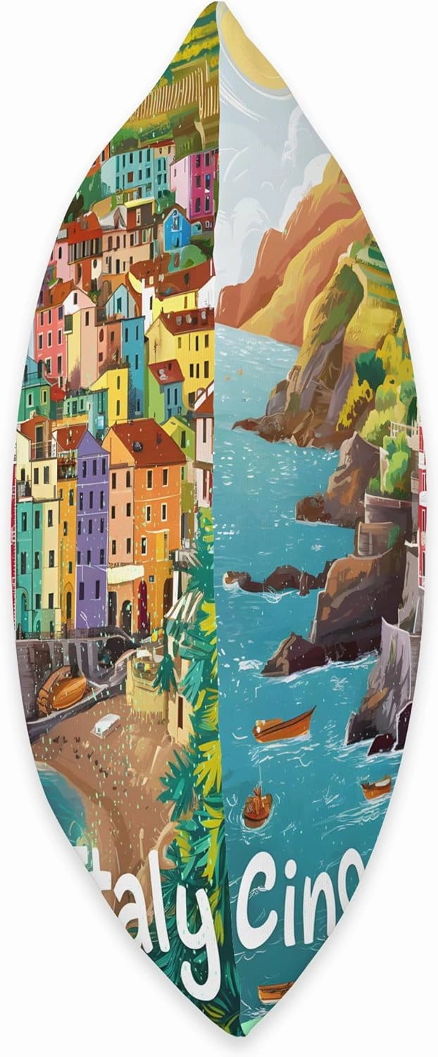 Cinque Terre Italy Throw Pillow