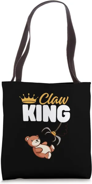 Claw King Crane Game Prize Cranes Claw Machine Tote Bag