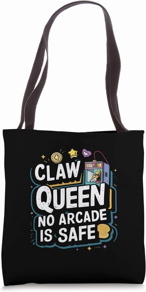 Claw Queen Crane Game Prize Cranes Claw Machine Tote Bag