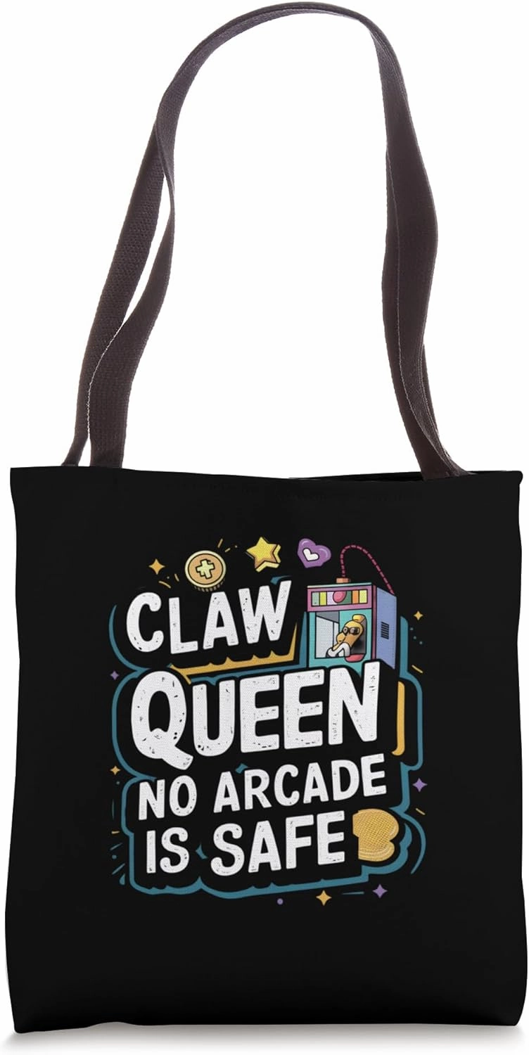 Claw Queen Crane Game Prize Cranes Claw Machine Tote Bag