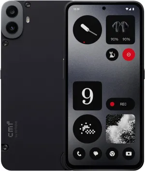 CMF Phone 1 8 256GB - Unlocked Smartphone with 50 MP Rear Camera with Ultra XDR, 6,67" Super AMOLED Display and Nothing OS 2.6 - Black