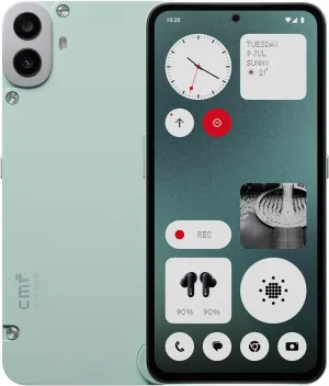 CMF Phone 1 8 256GB - Unlocked Smartphone with 50 MP Rear Camera with Ultra XDR, 6,67" Super AMOLED Display and Nothing OS 2.6 - Light Green