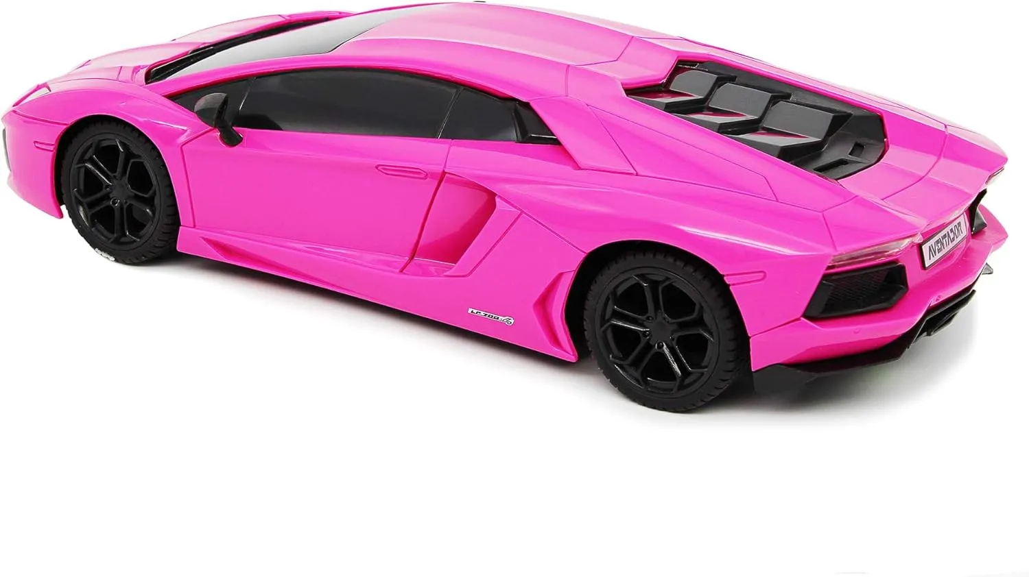 CMJ RC Cars Lamborghini LP700-4 Remote Control RC Car Officially Licensed 1:24 Scale Working Lights 2.4Ghz. Great Kids Play Toy Auto (Pink)