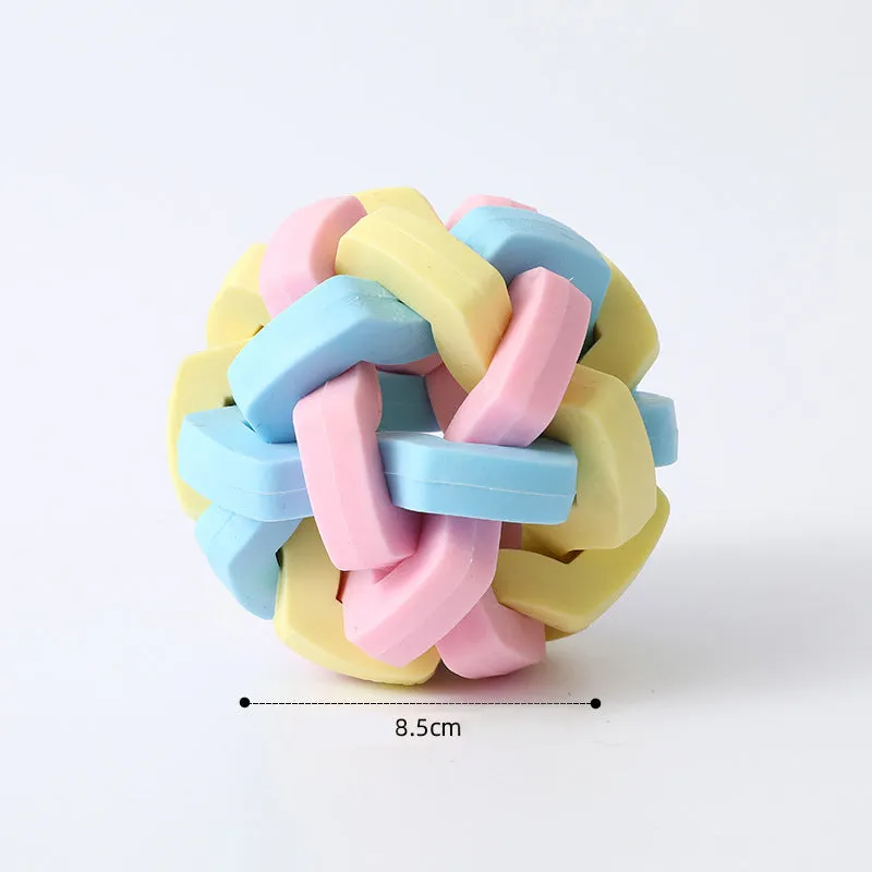 Colorful Dog Ball Chew Toy