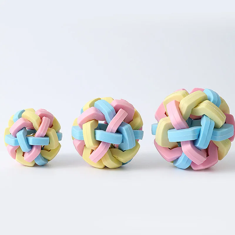 Colorful Dog Ball Chew Toy