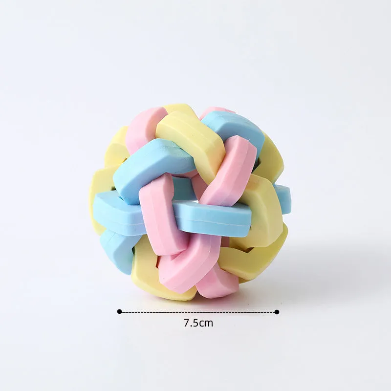 Colorful Dog Ball Chew Toy