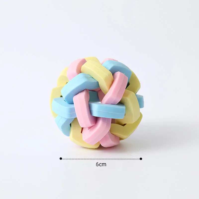 Colorful Dog Ball Chew Toy