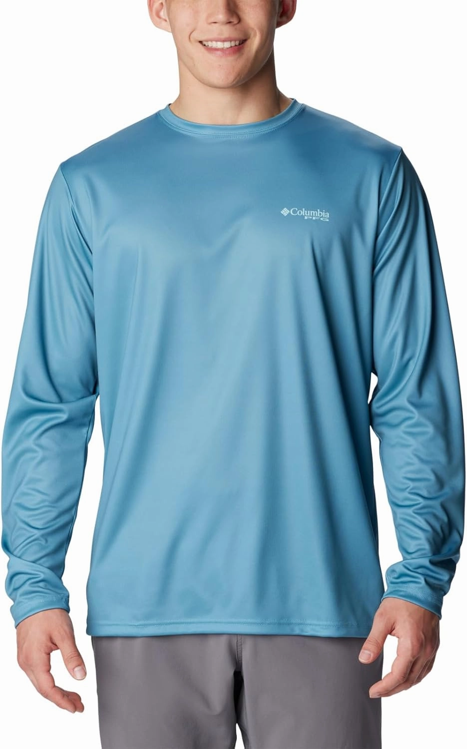 Columbia Men's PFG Terminal Tackle Fish Flag Long Sleeve Fishing Shirt