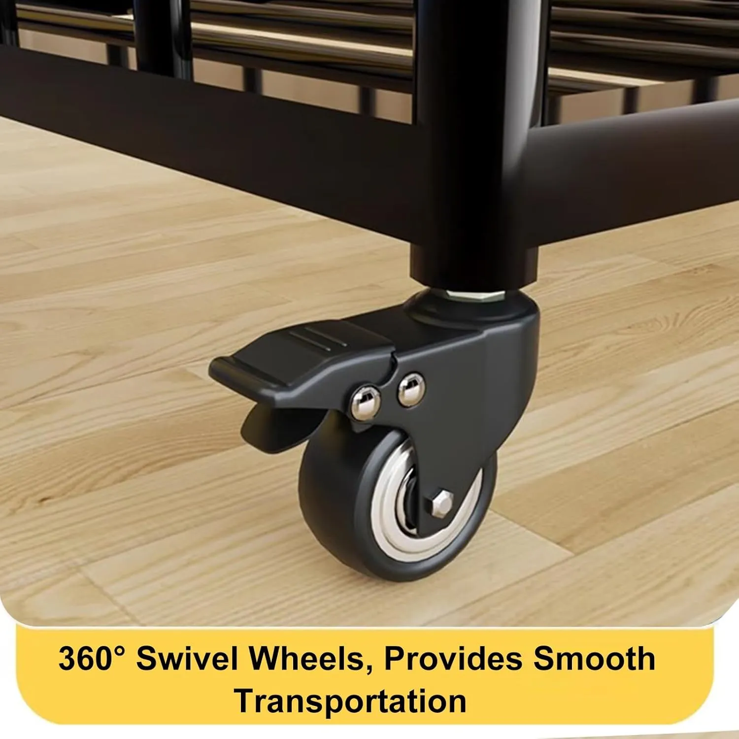Commercial Gym Exercise Ball Holder Black Playground Equipment Ball Storage, Metal Lockable Basketball Storage Carts with Wheels, Lockable Lid and Handle, Sturdy Ball Locker for Home Garage Gym School