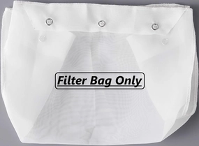 Commercial Deep Fryer Oil Filter Bag with Snaps, 6" Deep Cooking Oil filters, Durable 1000  Times, Easy to Clean with Hot Water (Filter Bag Only)