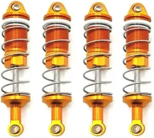 Compatible With Racing For PTG-2 For PTG-2R 1/10 Rc Car Upgrade Parts Accessories Metal Oil Shock Absorber Damper RC Shocks Damper(Yellow)