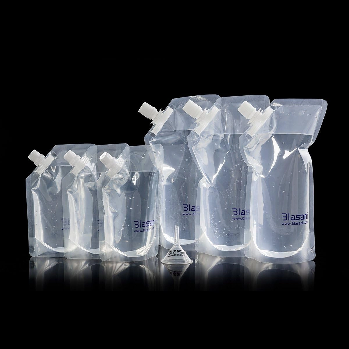 Concealable Cruise Ship Rum Sneak Flask Kit Set (3x32oz, 3x8oz)