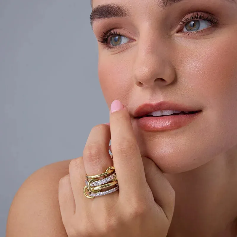 Connected Handmade Diamond Ring