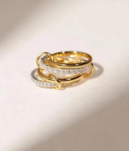 Connected Handmade Diamond Ring