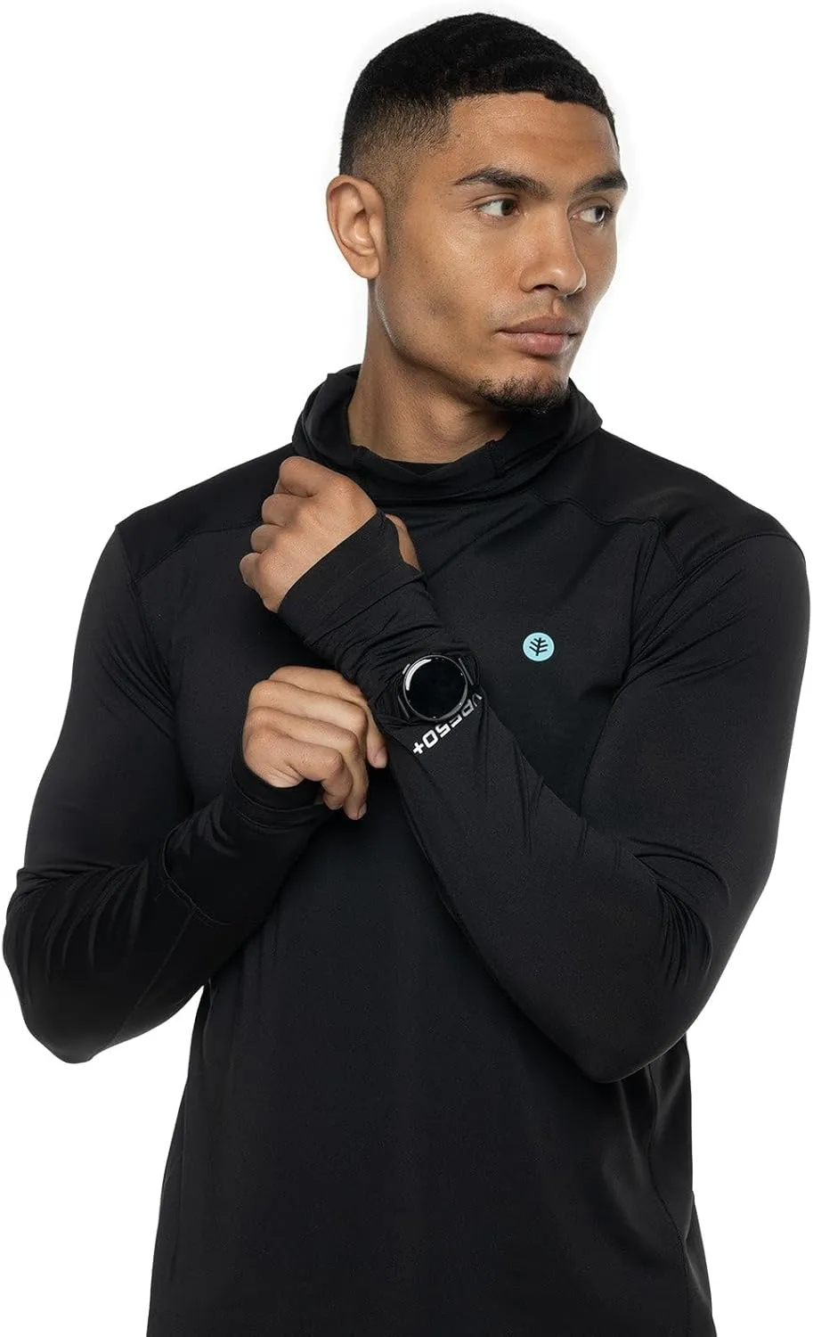 Coolibar UPF 50  Men's Agility Performance Hoodie - Sun Protective